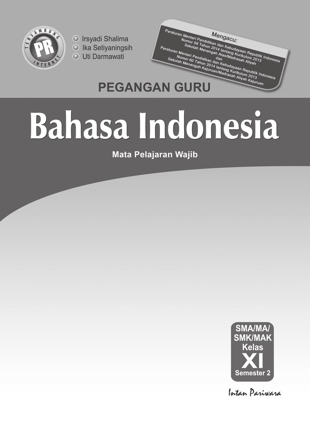 Kunci Jawaban Dan Pembahasan Bahasa Indonesia Kelas Xi Semester 2 Pdf Free Download