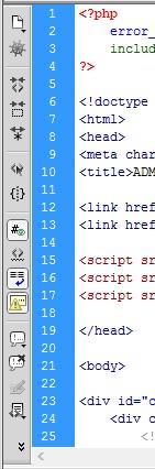 29 7. Toolbar Coding Toolbar coding berisi tombol-tombol yang digunakan untuk melakukan operasi kode-kode standar. Toolbar ini hanya tampil pada jendela Code. Gambar 2.7. Tampilan Toolbar Coding 2.4.