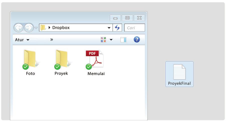 1 Amankan file Anda Dropbox dapat Anda gunakan untuk menyimpan foto, dokumen, video, dan file lainnya semua
