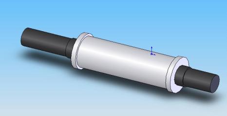 Poros penggerak digunakan untuk menggerakkan sabuk konveyor. Poros penggerak akan meneruskan putaran dari motor DC. Poros penggerak dibuat dari hard nylon dengan diameter 3 cm.