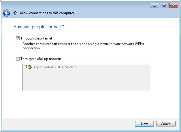 6. Selanjutnya pada halaman Networking software allow this computer to accept connections from other kinds of computers, pada Netwoking software pilih Internet Protocol version 4 (TCP/IPv4) atau