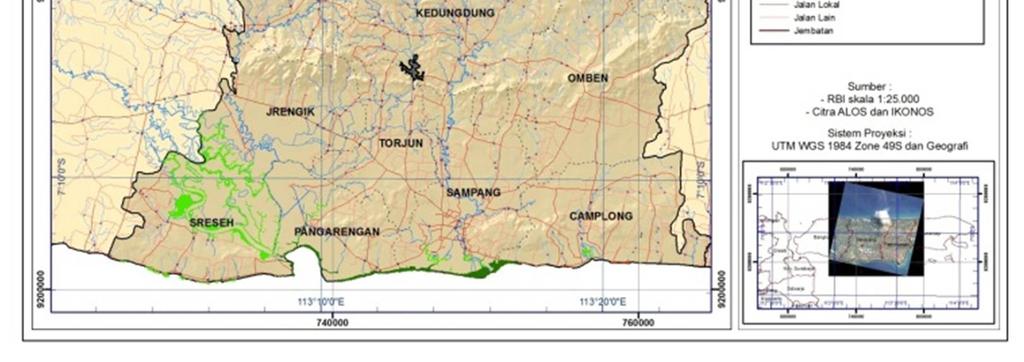 Gambar 5. Peta Kesesuaian Lahan Mangrove di Kabupaten Sampang Kesimpulan 1.