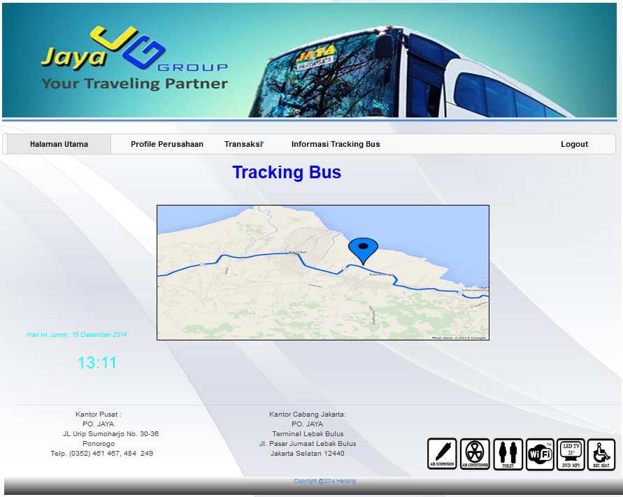 68 i. Halaman Tracking Bus Gambar 4.