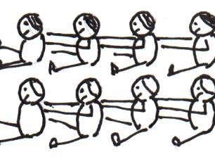 3. C. Kegiatan Akhir: - Pendinginan dilakukan 10 menit dengan cara duduk, kaki diluruskan, dan saling memijat bahu satu sama lain secara bergantian.