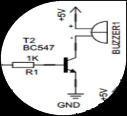 dari resistor tersebut di hubungkan dengan transistor 2N222A, selanjutnya dihubungkan ke basis.