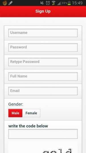Pengguna dapat melakukan sign in dengan memasukkan username dan password. 3.