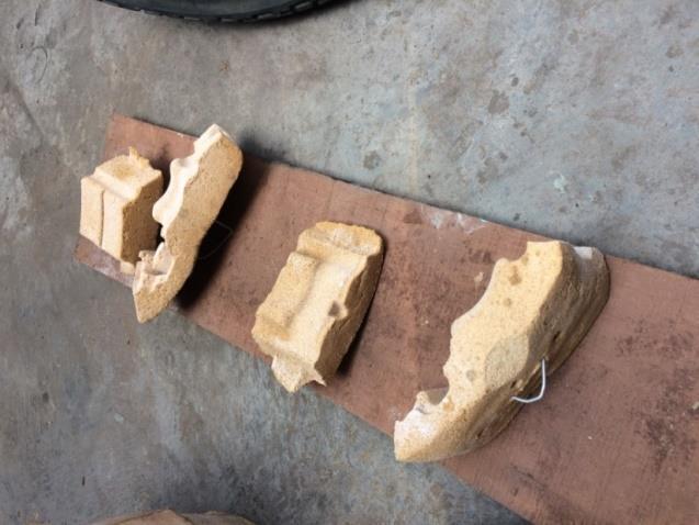 6 Molding Timing Belt Penggunaan pasir silika pada pembuatan cetakan blok silinder yaitu pada sisi-sisi