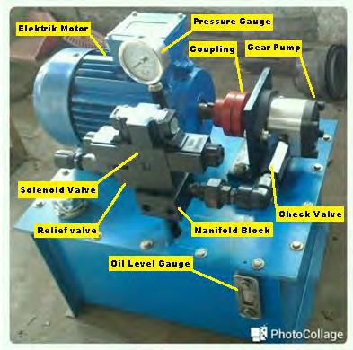 34 Gambar 4.6 Hydraulic Power Unit Sumber : PT. Usaha Pratama Sejahtera, Tahun 2017 4.
