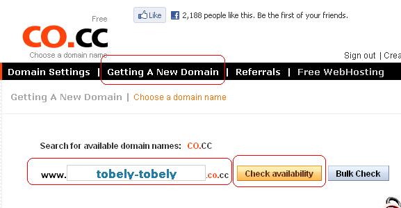 Termasuk domain yang saya buat tidak akan sama dengan domain yang teman-teman buat.