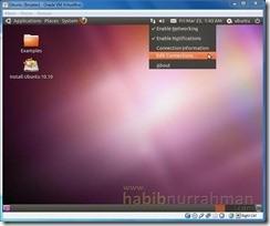 Uji Coba Saya melakukan uji coba akses dari Linux Ubuntu (dalam mesin