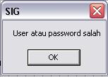 Masukkan Nama dan Password untuk menjalankan program, kemudian klik tombol Submit.