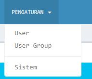 Menu Kas Menu Laporan Menu Pengaturan (User, User Group, Sistem) Sangat berbeda tampilan sistem jika anda login sebagai kasir1, seperti berikut : Anda hanya akan