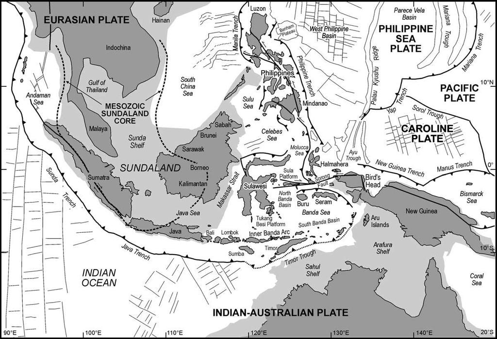 A. TATANAN TEKTONIK INDONESIA MITIGASI BENCANA GEOLOGI Secara geologi, Indonesia diapit oleh dua lempeng aktif, yaitu lempeng Indo-Australia, Lempeng Eurasia, dan Lempeng Pasifik yang subduksinya