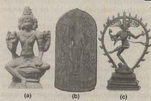 Gambar 6.13 Dewa Brahmana, Dewa Siwa, dan Dewa Wisnu (Sumber: Dokumen Penerbit) 172 2) Arca adalah patung batu yang dipahat menyerupai manusia atau hewan.