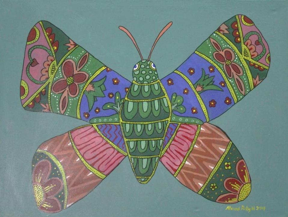 Motif kupu-kupu termasuk gambar tema dengan 5 Contoh