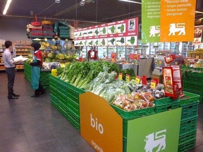 jumpai jika kita membeli sayuran yang tidak terdapat label organik.