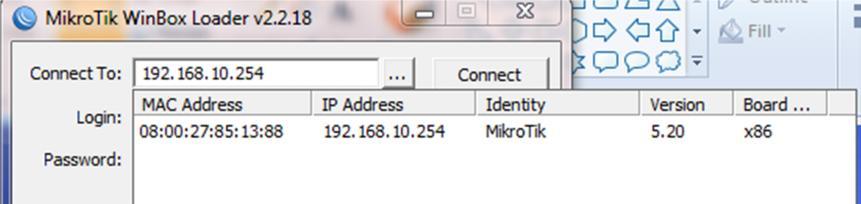 b. Install mikrotik routeros pada virtualbox c. Konfigurasi dhcp server 1. A.