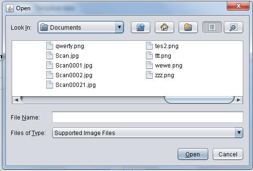 62 Gambar IV.5 Tampilan Layar Open File Gambar b.