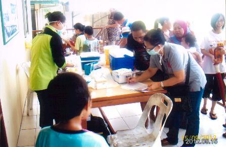Daerah Serian, Sarawak. 22 23 Sept 2012 Seramai 27 staf dari Klinik A.T.A.S., Unit TB Kusta Bahagian Kuching dan ahli Jawatankuasa A.