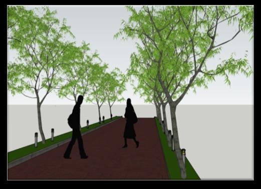 6 Konsep Image Sirkulasi Pejalan Kaki Dalam konsep rancangan ini menyediakan
