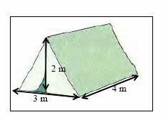 Contoh: Alas sebuah prisma berbentuk segitiga siku-siku dengan panjang sisi masingmasing 9 cm, 12 cm, dan 15 cm. Jika tinggi prisma 10 cm, hitunglah luas permukaan prisma tersebut!