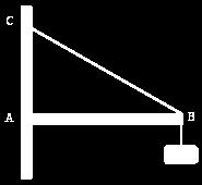 50 N D. 100 N E. 120 N 10. Pada sistem keseimbangan benda tegar di atas, batang AB homogen panjang 80 cm beratnya 18 N, pada ujung B digantung beban yang beratnya 30 N, batang ditahan oleh tali BC.