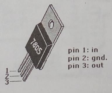 19 Gambar 2.15 Konfigurasi Pin IC Regulator 7805 (Sumber : Suyadhi, 2008:47) 2.