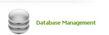 Cari menu Database Management, pilih MySQL Database. Seperti gambar disamping.