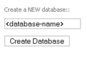 Setelah jadi maka akan tampil di sebelah kiri nama database yang anda buat tadi.