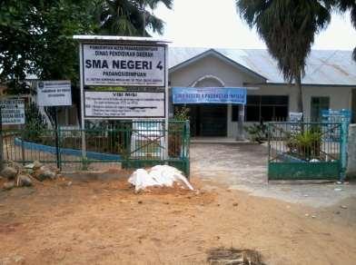 Salah satu sekolah SMA Negeri yang berlokasi di Kota Padang Sidempuan dapat dilihat pada gambar III.1: Gambar III.1 Sekolah SMA Negeri di Kota Padang Sidempuan III.1.2.