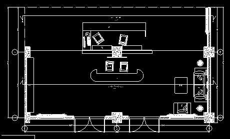 buatannya. IV. HASIL DESAIN A. Ruang Terpilih Area Take Away Gambar 3.2. Konsep bentuk pada furniture dan interior 3.