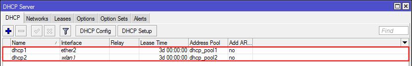 Masukkan nilai 3d 00:00:00 agar masa sewanya adalah 3 hari, dan klik tombol Next. Selanjutnya tampil kotak dialog yang menyatakan bahwa DHCP Setup telah berhasil diselesaikan.