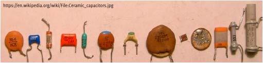 Non-polarized capacitors Keramik (1 pf 10 µf) dan film (10 pf 100 µf) Arus bocor