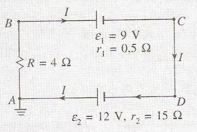 (c) Kasitor tidak dilalui oleh arus searah sehingga jika titik dan C dihubungkan dengan kaasitor, tidak ada erubahan keadaan rangkaian. Titik dan C teta tidak dilalui oleh arus listrik.