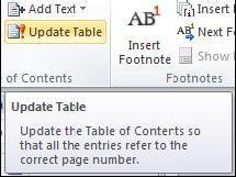 5. Update page numbers only: hanya menampilkan perubahan yang terjadi pada penomoran halaman. 6.