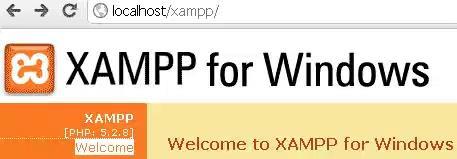dengan text highlight Color berwarna hijau. 3. Jika tidak ada maslah saat mengaktifkan komponen XAMPP, sekarang anda sudah bias menjalankan server di Localhost untuk itu buka browser Chrome.