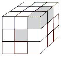 11 IV. HASIL DAN PEMBAHASAN Pada bab ini dibahas tentang bagian-bagian dalam Rubik s Cube beserta notasinya, konstruksi Rubik s Cube ke dalam bentuk grup dan aksi grup pada Rubik s Cube. 4.