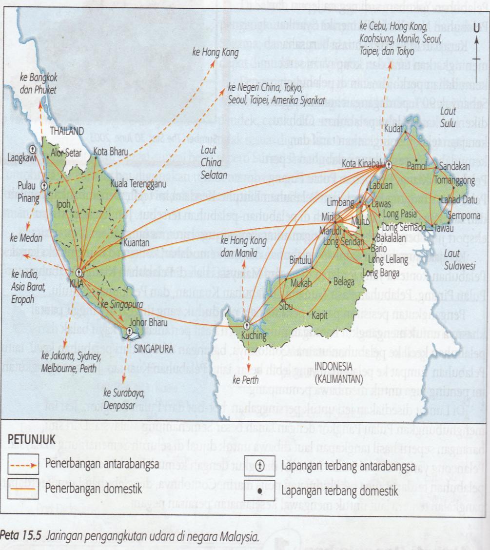 Pengangkutan udara juga merupakan pengangkutan utama yang menghubungkan Semenanjung Malaysia dengan Sabah dan Sarawak. untuk mengurus kesemua 36 lapangan terbang dan padang terbang negara.