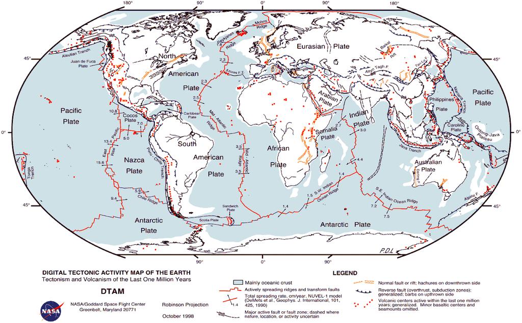 3. Mid Oceanic Ridge Mid Oceanic Ridge atau biasa disingkat MOR, adalah rantai gugusan gunungapi di bawah laut dimana kerak bumi baru terbentuk dari leleran magma dan aktivitas gunung berapi.