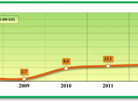 Kabupaten/Kota tahun 2012 diperoleh AKABA sebesar 12 per 1.000 kelahiran hidup, angka ini meningkat dari tahun 2011 (11,1 per 1.000 kelahiran hidup).