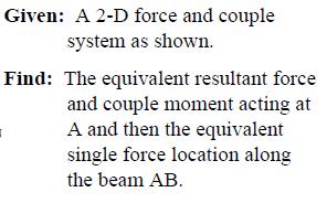 maka : dan jarak d : Contoh Soal 2 maka : M RA = {-35cos30 O (0,2)}-{20(0,6)}+{25(0,3)} = -10.