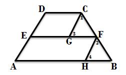 Diketahui : Trapesium ABCD Buktikan : TEOREMA 29 Jika suatu garis sejajar terhadap sisi yang sejajar, pada suatu trapezium dan membagi sama panjang.