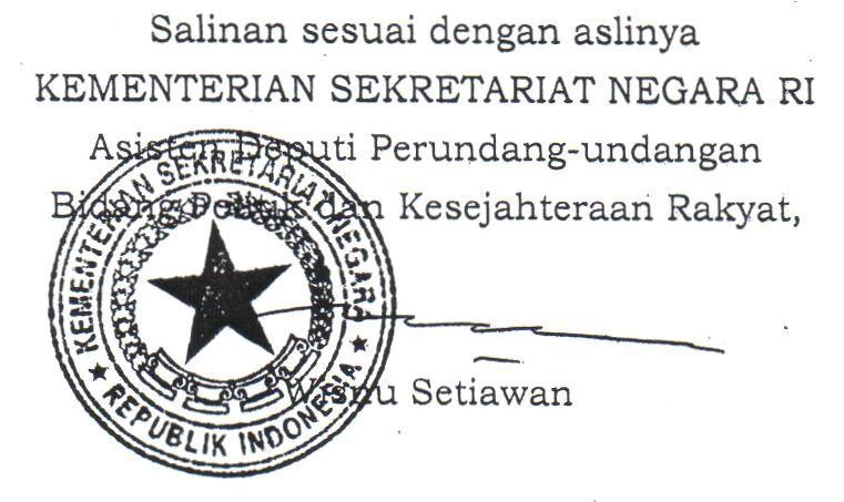 Agar setiap orang mengetahuinya, memerintahkan pengundangan Undang-Undang ini dengan penempatannya dalam Lembaran Negara Republik Indonesia.