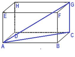 Sama seperti mencari diagonal bidang, untuk mencari diagonal ruang juga menggunakan teorema phyagoras. Sekarang perhatikan gambar di bawah ini. Misalkan balok ABCD.