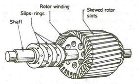 Gambar 2.3.1 Slip Ring Motor b.