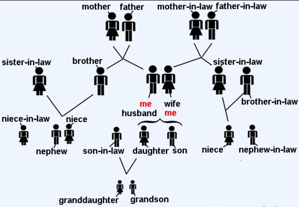 Silsilah Keluarga Dalam silsilah keluarga, selalu dimulai dengan pasangan suami-istri yang tertua dalam sebuah keluarga, dan diakhiri dengan keturunan paling muda dari keluarga tersebut.
