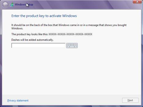 Jika Anda telah membeli versi eceran Windows 8, kunci produk akan ditemukan dalam kemasan cakram instalasi.