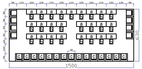 Tabel 3. 59 Besaran Ruang Komunikasi NAMA RUANG KAPASITAS JUMLAH RUANG R. Komunikasi 50 1 STUDI a. Meja (S16) b. Kursi (S15)Sofa (S13) c.