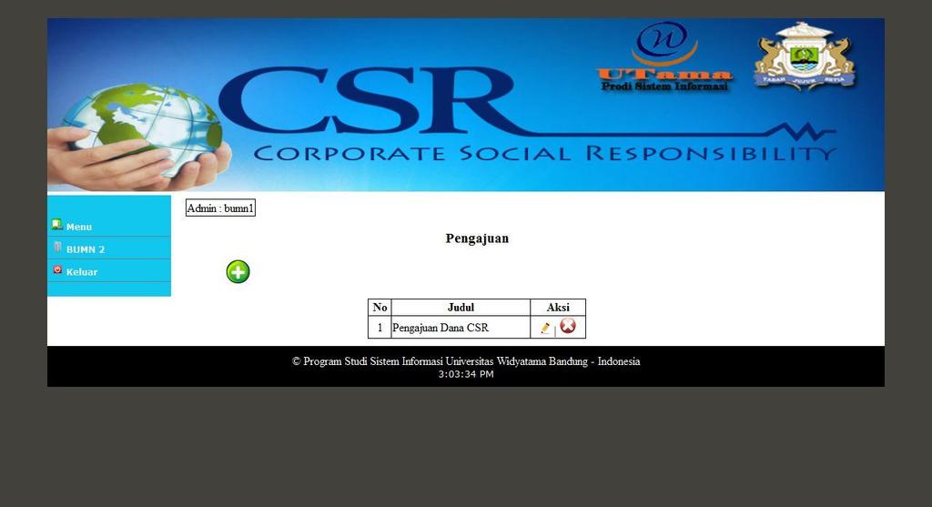 Antarmuka Menu Edit Info CSR 5.3.