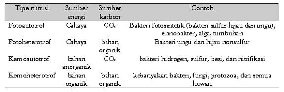 B. Kebutuhan kimia 1. Karbon (C) C yang diperlukan oleh semua senyawa organik penyusun sel. C merupakan tulang punggung struktural dari bahan hayati.